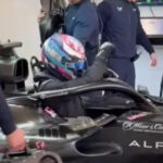 Franco Colapinto Alpine test Barcelona