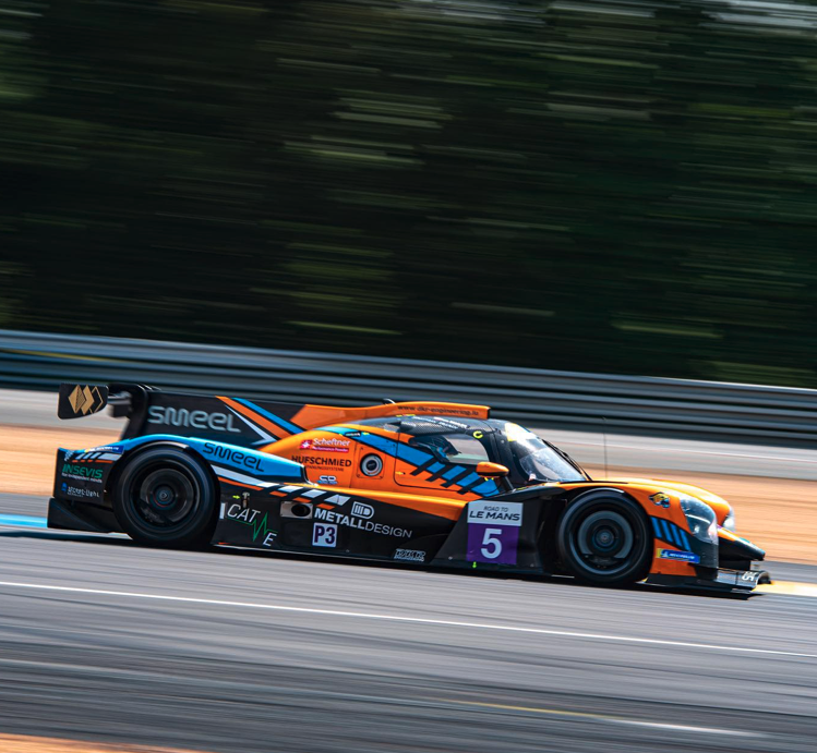 LMP3, jakie prowadził Rogalski podczas Road To Le Mans 2023, w barwach DKR Engineering.
