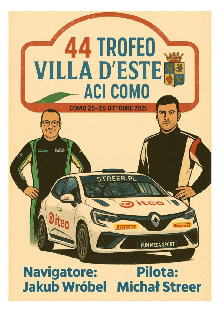 Rajd Como, Rally Trofeo ACI Como, Michał Streer, Jakub Wróbel